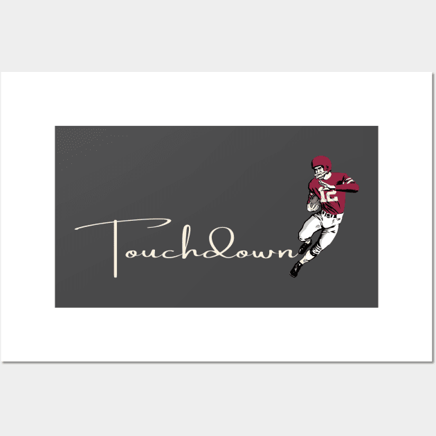 Touchdown Cardinals! Wall Art by Rad Love